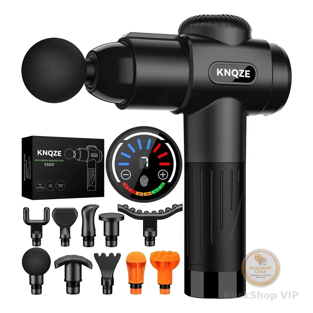 Pistola Massageadora Profissional Com Liberação Miofascial 127/220v Preto