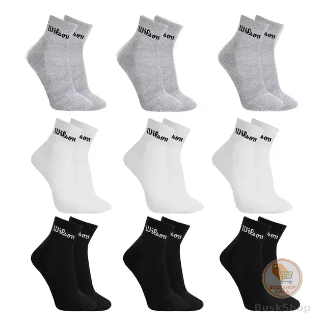 9 Pares Meias Wilson Cano Médio