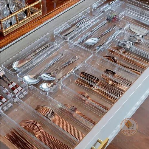 Escolha Seu Kit Organizador Acrílico Transparente Empilhável Amobox