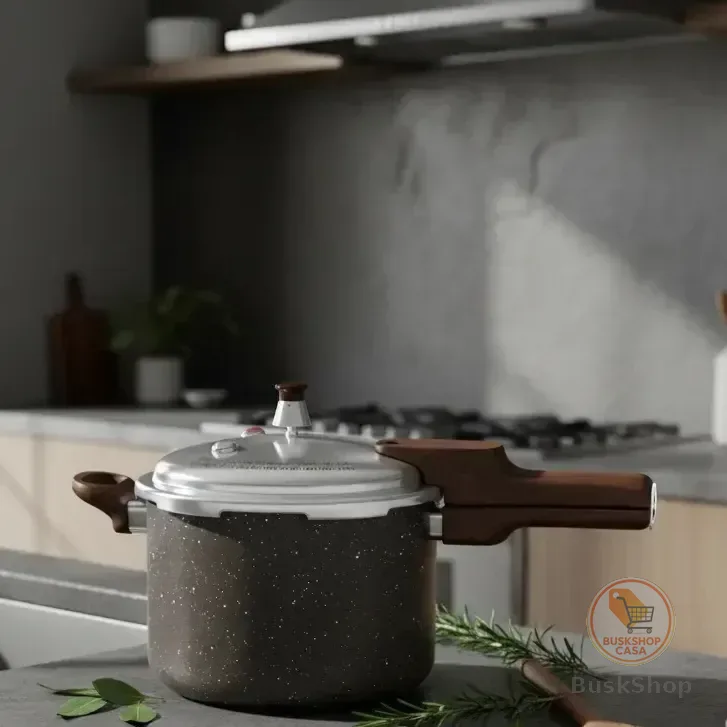 Panela De Pressão Fechamento Externo Presscook Grafito 4,2l - Mimo Style