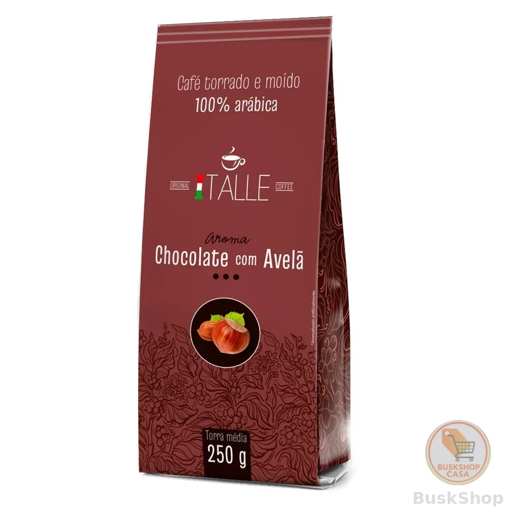 Café Aromatizado Cafe Torrado e Moido Café Italle Sabores Aroma 250g