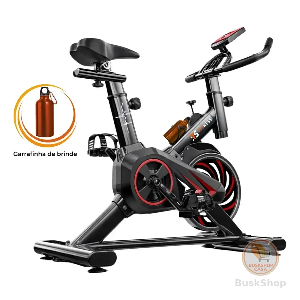 Bicicleta Ergométrica Spinning ITS Fitness Q5 com Roda de Inércia 8 kg e 6 Níveis de Resistência