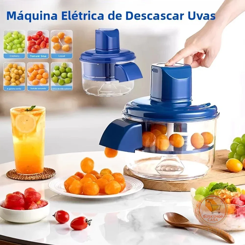 Descascador Automático De Alho , Elétrico , Adequado Para Uvas , Tomates , E Frutas (Manual)