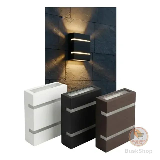 10 Luminárias Arandela Bivolt (3 cores)