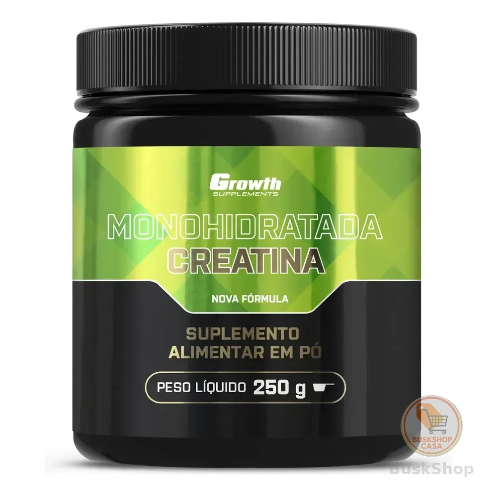 Creatina Monohidratada 250g Growth Supplements - Sem sabor em Pó