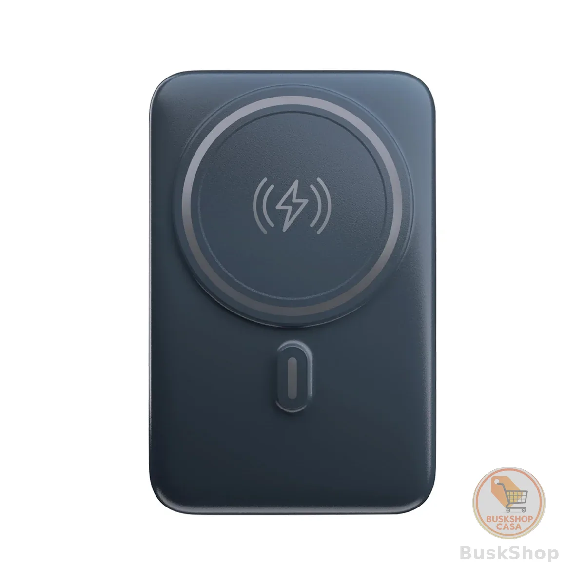 Geonav Power Bank, Carregador Portátil Universal por Indução 10.000mAh, Carregamento rápido*, Suporte Dobrável, Compatível com MagSafe®, PB10MAGSG, Cinza