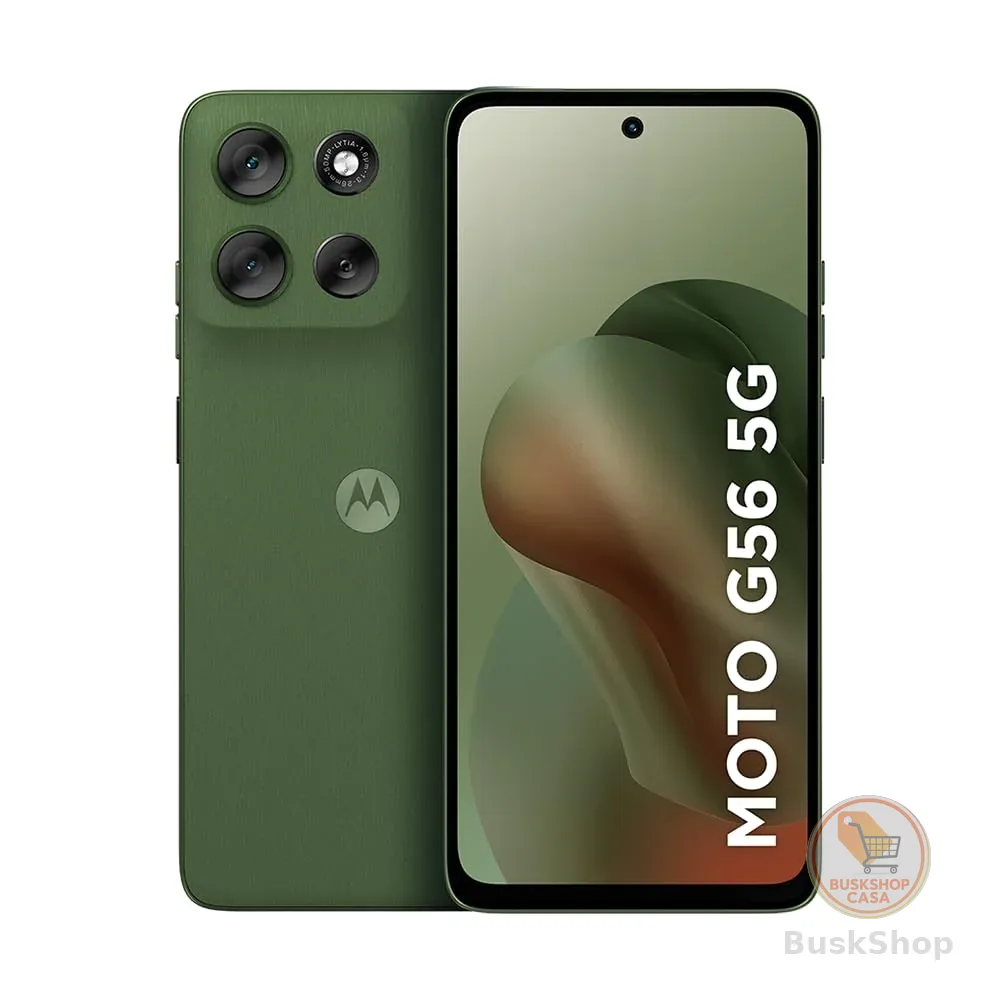 Smartphone Motorola Moto g56 5G - 256GB 24GB (8GB RAM+16GB Ram Boost) e 50MP Sony Lytia 600 Camera Ultrarresistencia militar IP68 + IP69 - Verde