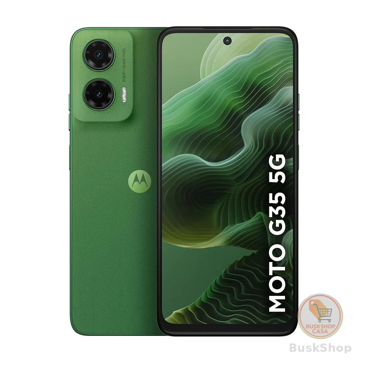 Smartphone Motorola Moto g35 5G - 128GB 12GB (4GB RAM+8GB Ram Boost) e Camera 50MP com AI NFC Tela 6.7" com Superbrilho - Verde
