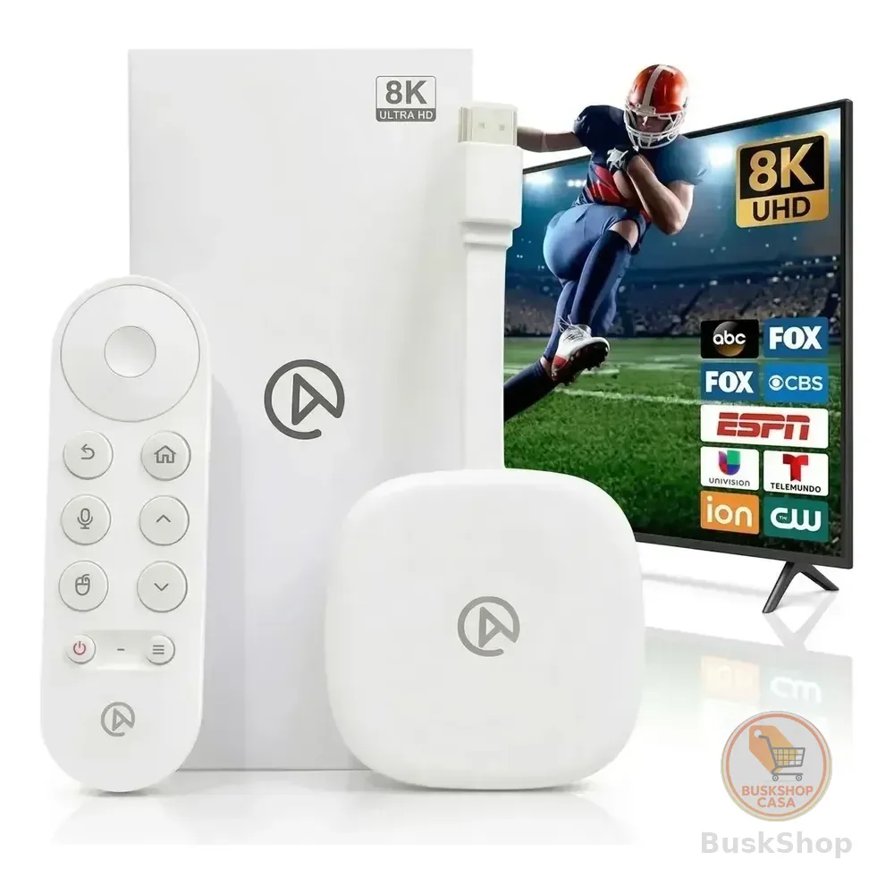 Smart Tv Stick V11 Ultra 8k Android Hdmi 3a Geração 2026 Branco