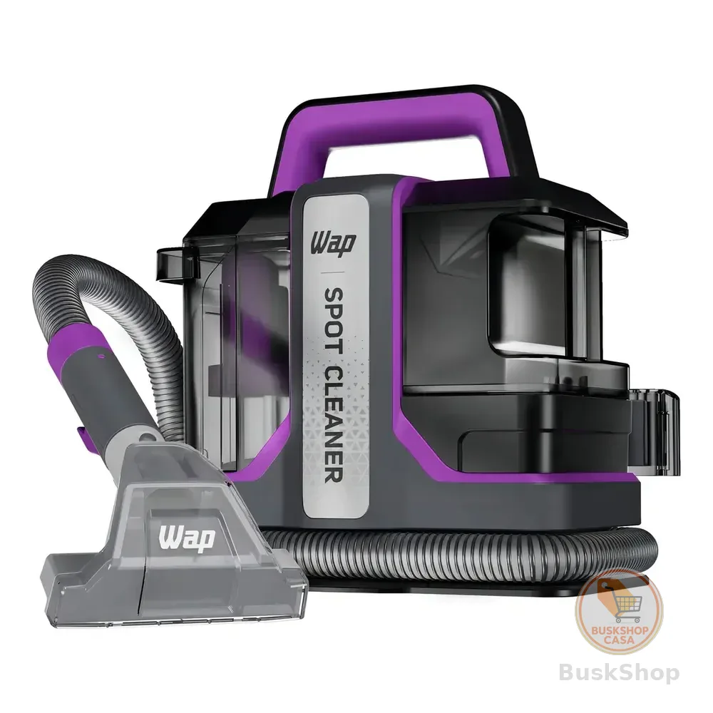 Extratora de Sujeira Portátil WAP Spot Cleaner W3 Borrifa Esfrega e Extrai 1450W de Potência e Bico de Autolimpeza