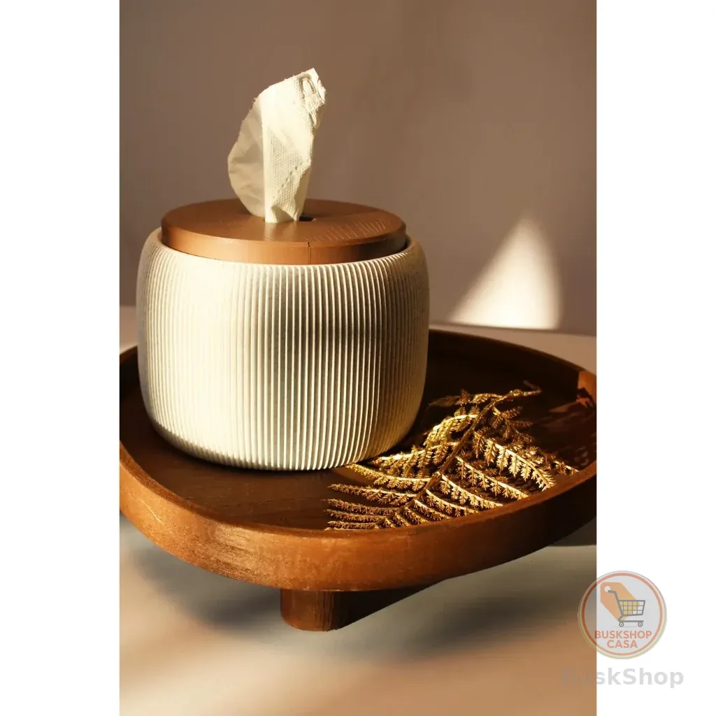 Porta Papel Higiênico Luxo Elegate – Suporte Moderno para Banheiro com Tampa
