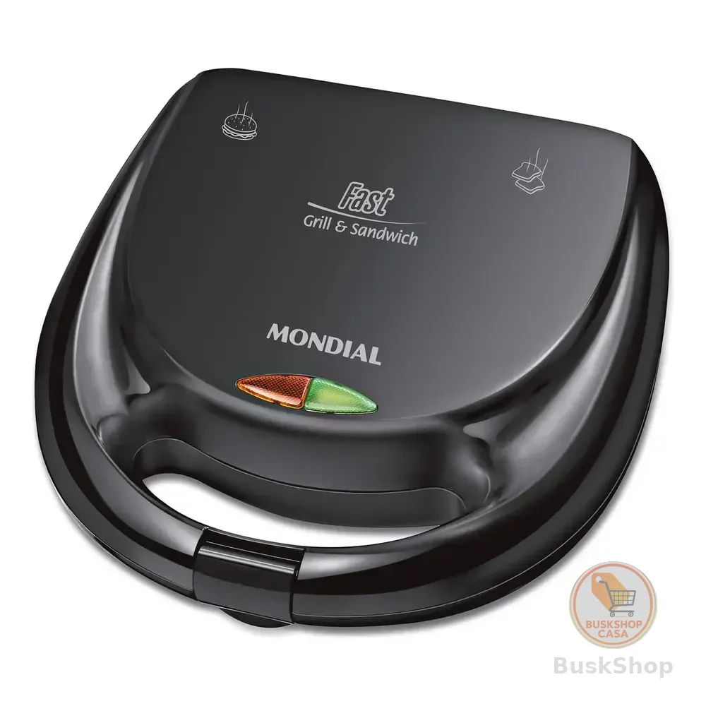 Sanduicheira Fast Grill e Sandwich Mondial 750W - S-12