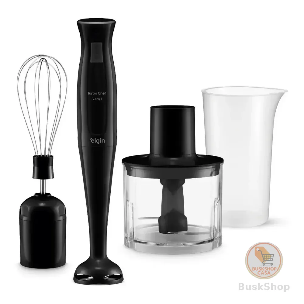 Mixer Vertical Turbo Chef Elgin 3 Em 1 200w Preto 110v Preto