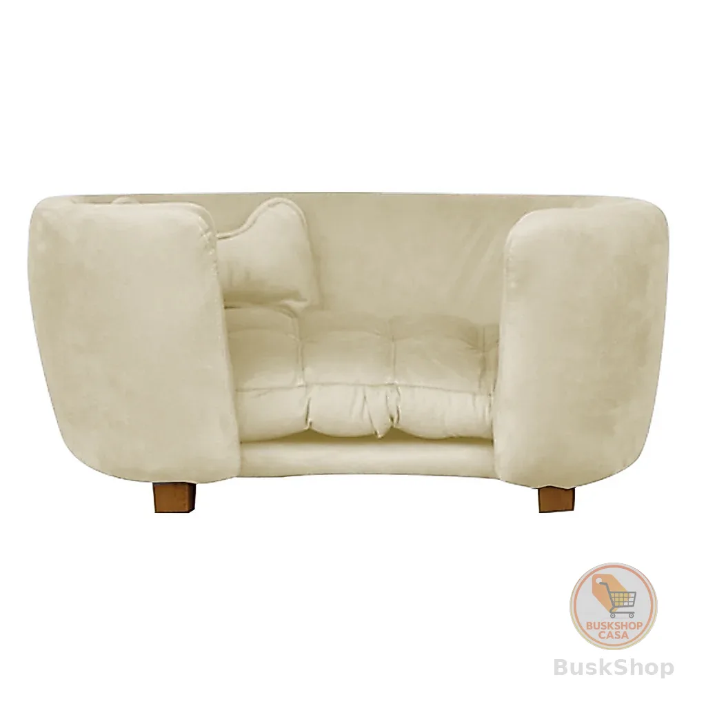 ENVIO IMEDIATO - Poltrona Cama Pet Baby Hanna Estofada Tecido Veludo