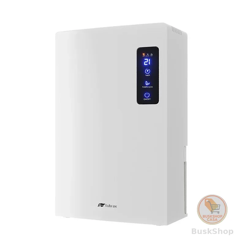 Desumidificador de Ar Elétrico Led 127-220v Antimofo 2200ml Tubrax