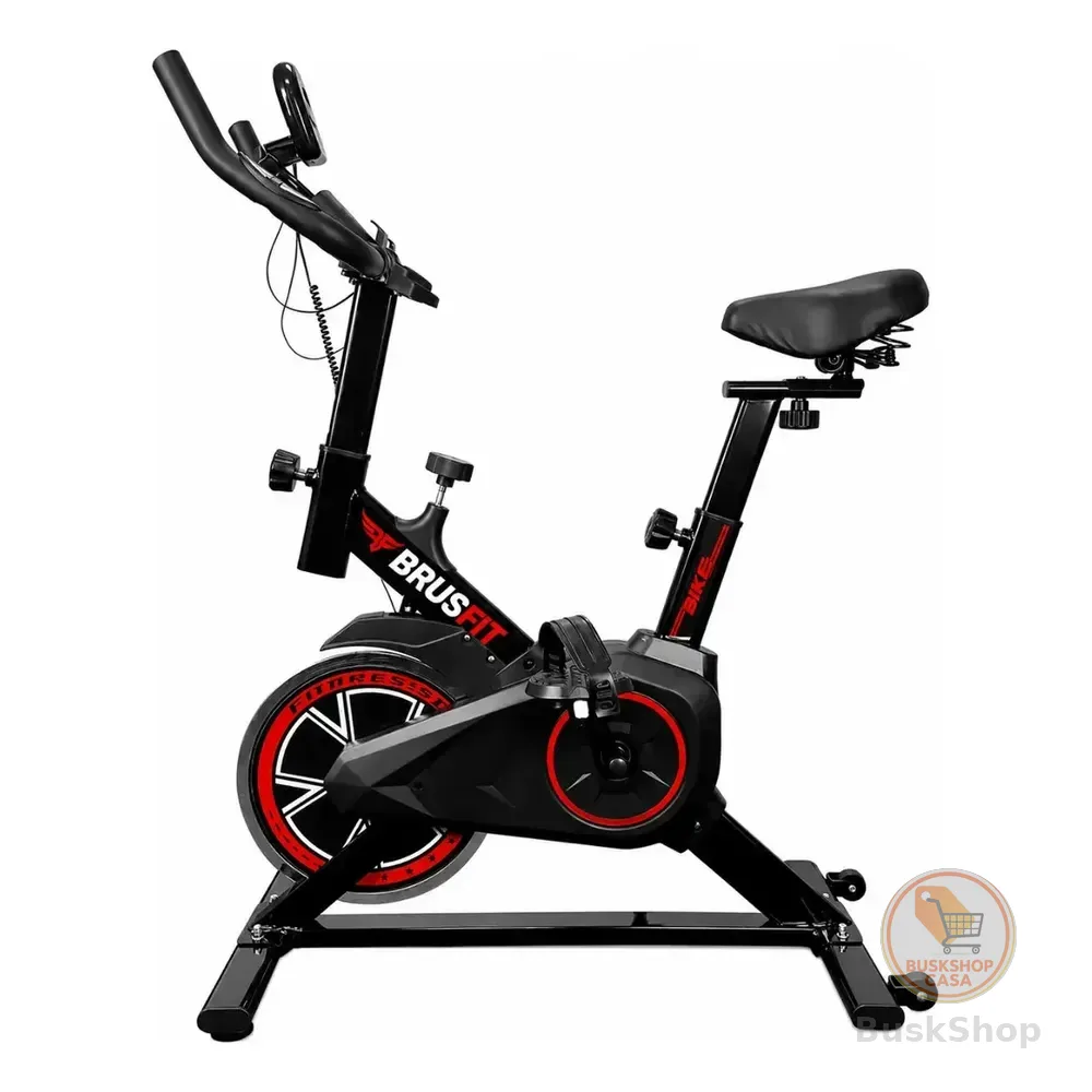 Brus fit Bicicleta Ergométrica Spinning Liftness X11 Cor Preto/vermelho Brusfit