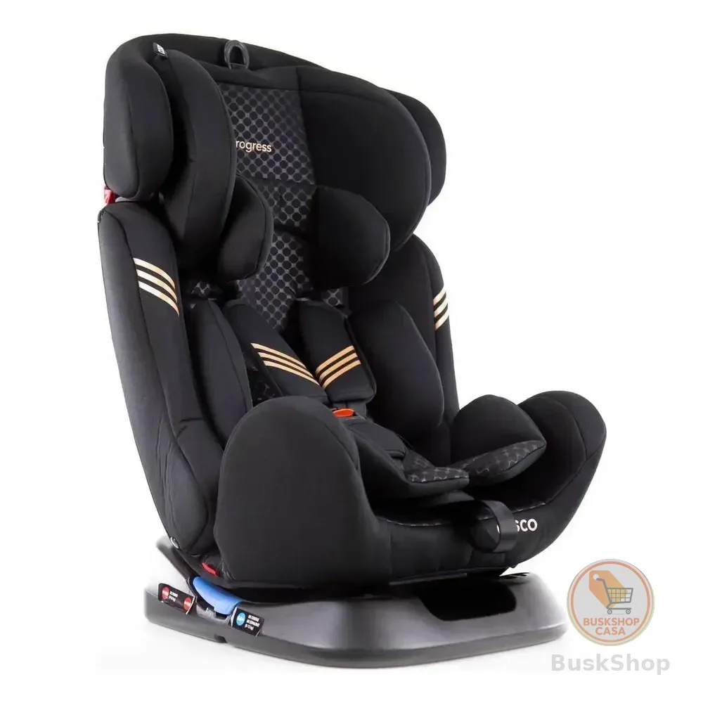 Cadeirinha Cosco Kids, Progress, 0 a 36kg, Preto Bronze