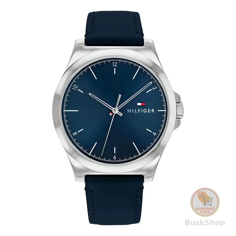 Relógio Tommy Hilfiger Norris Masculino Couro Azul - 1710666
