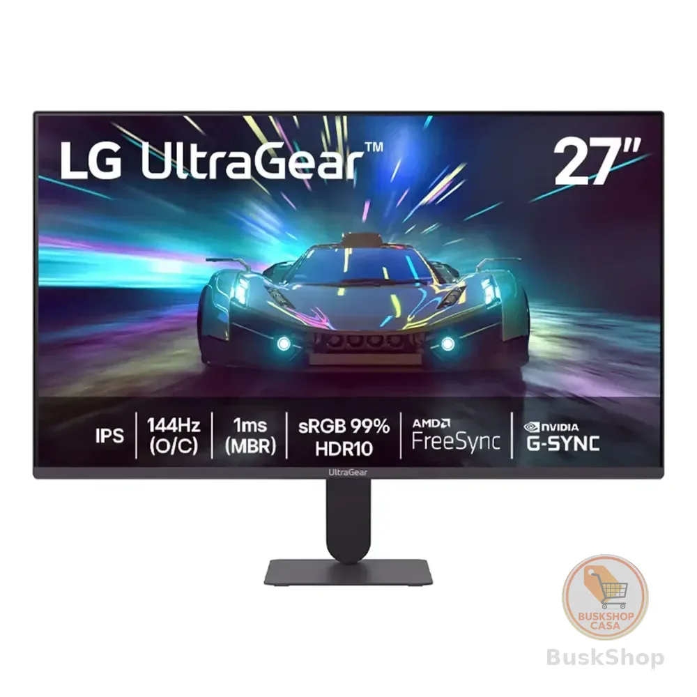 Monitor LG UltraGear 27G411A-B 27",FHD, 144Hz, 1ms (MBR), NVIDIA G-SYNC, AMD FreeSync, HDR10