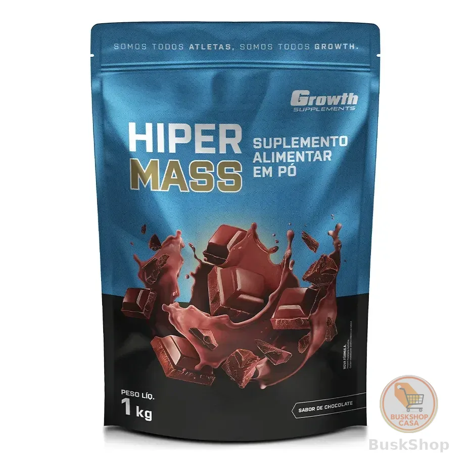 Hiper Mass 1kg Growth Supplements - Sabor Chocolate