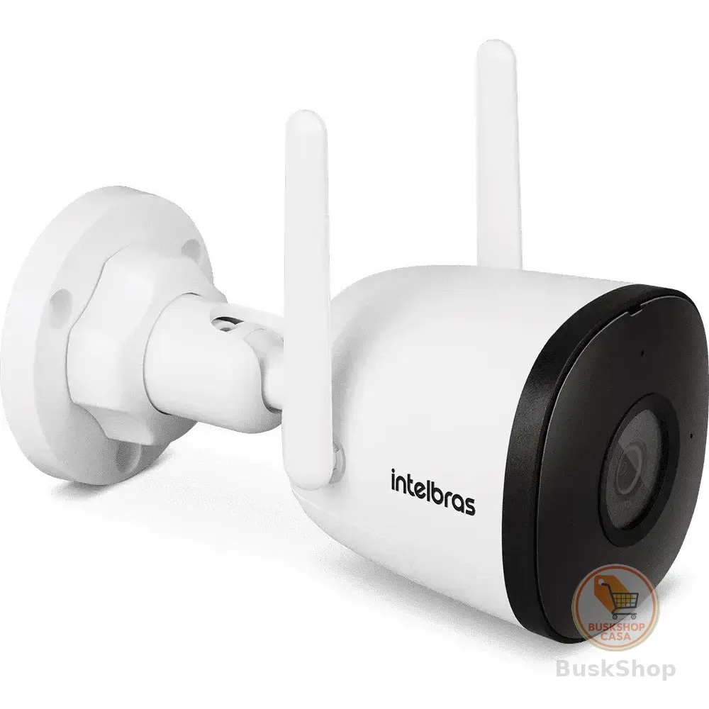 Câmera Inteligente Intelbras iM5SC con Wi-Fi Full HD color Branca
