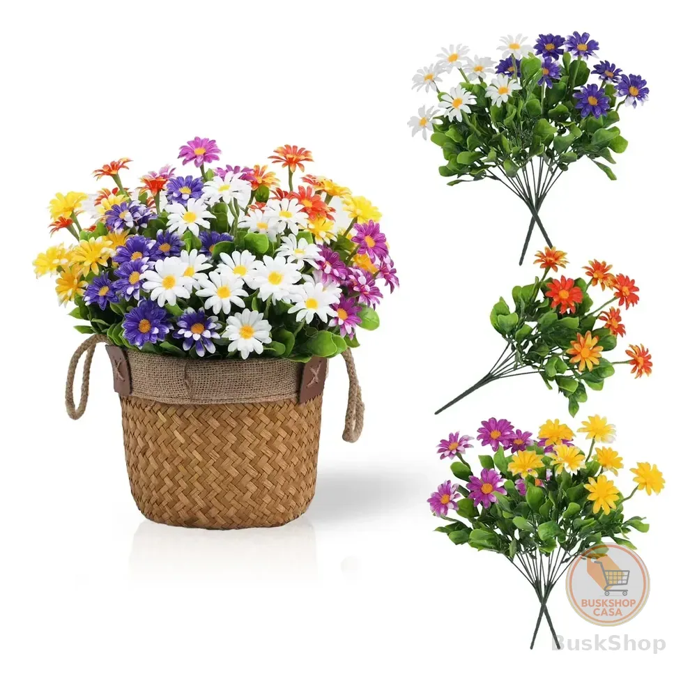 Kit 5 Buquês Artificial Flores De Galli Decoração