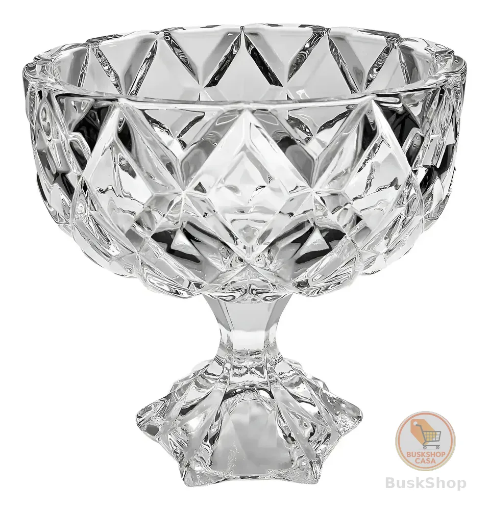Bomboniere Vidro Baleiro Centro De Mesa Fruteira 600ml Doce
