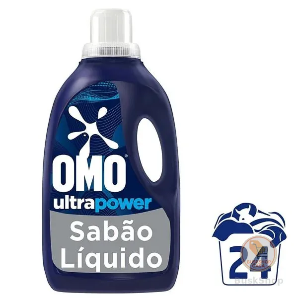 Omo Lava Roupas Líquido Ultra Power 1,8L
