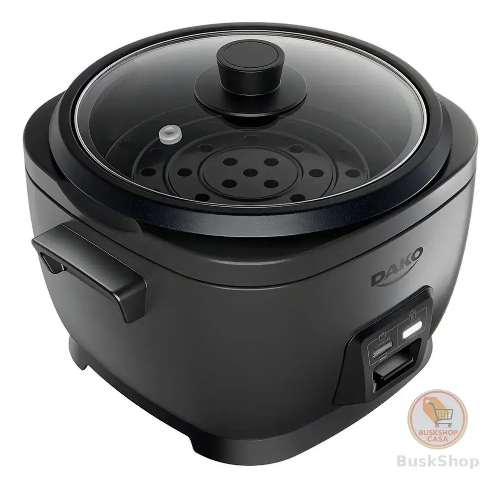Panela De Arroz Elétrica Dako 700w Com 4 Litros 10 Xícaras Cinza