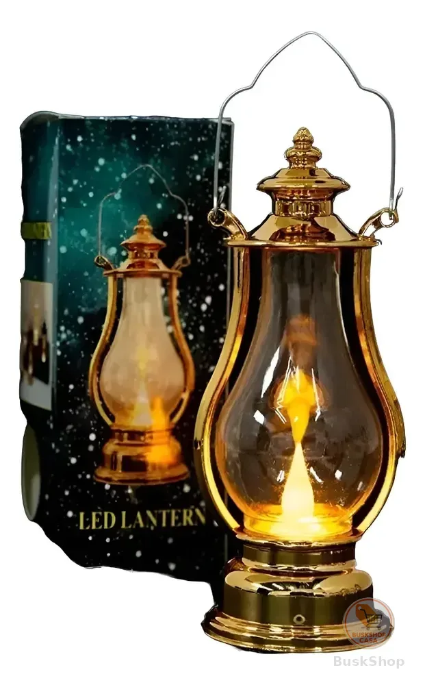 Luminária Lamparina De Led Lampião Decoração Ambiente Festa