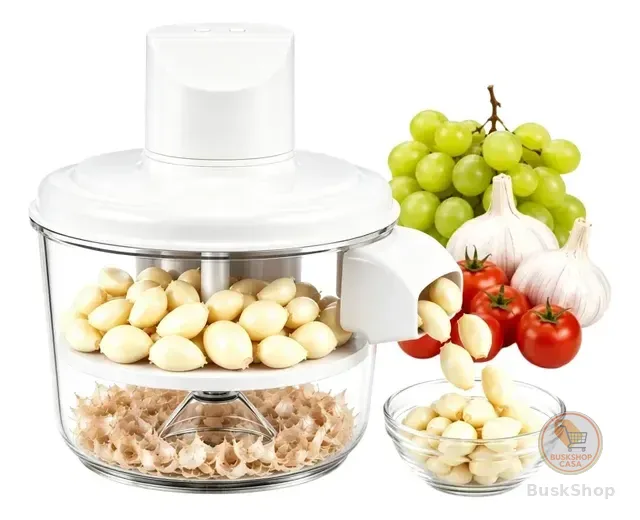 Descascador Eletrico Automatico Sem Fio Legumes Frutas Alho