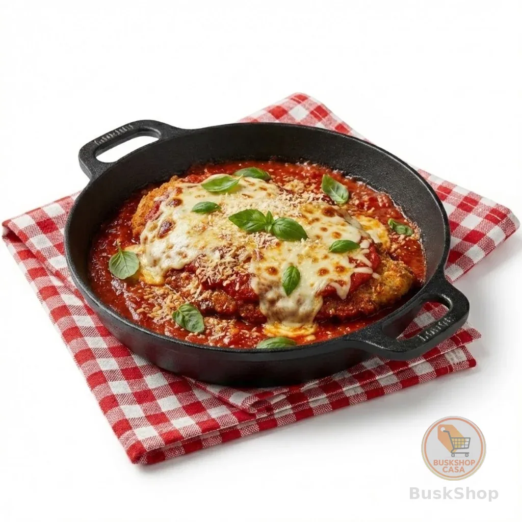Panela Parmegiana De Ferro Fundido Servir Porcao Frigideira Funda 20cm Sautoir Santana