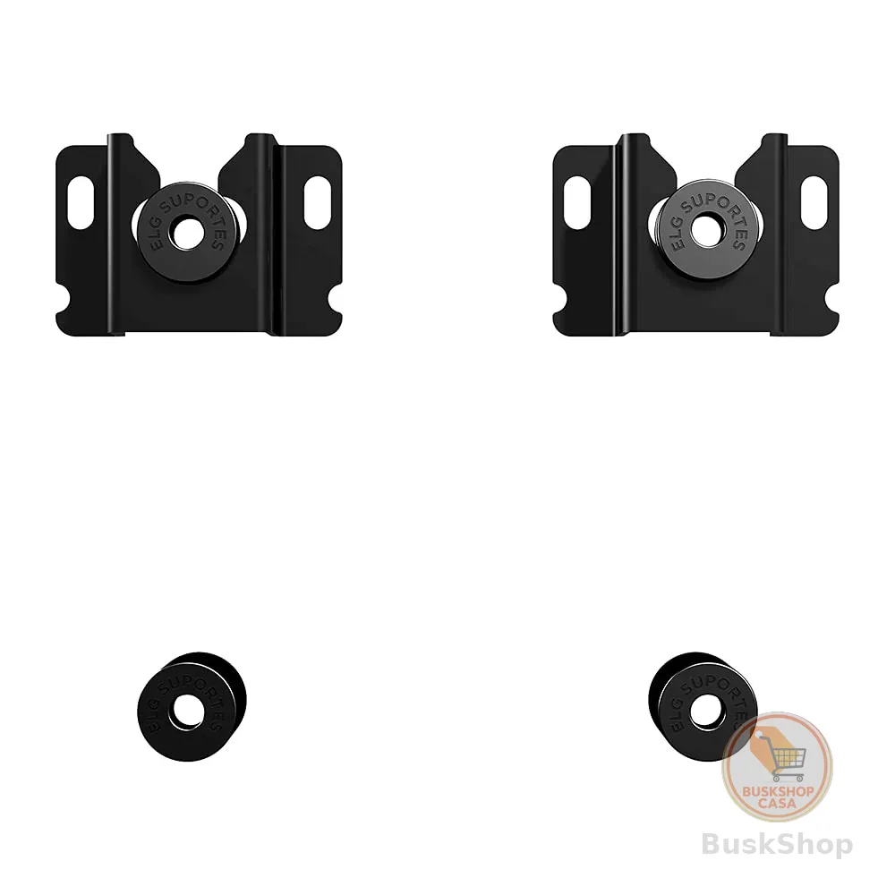 ELG, GENIUS, Suporte Fixo Universal de Parede Para TVs de 14” a 100”, Capacidade até 100 kg, Padrão VESA de 75x75 a 800x400mm, Preto