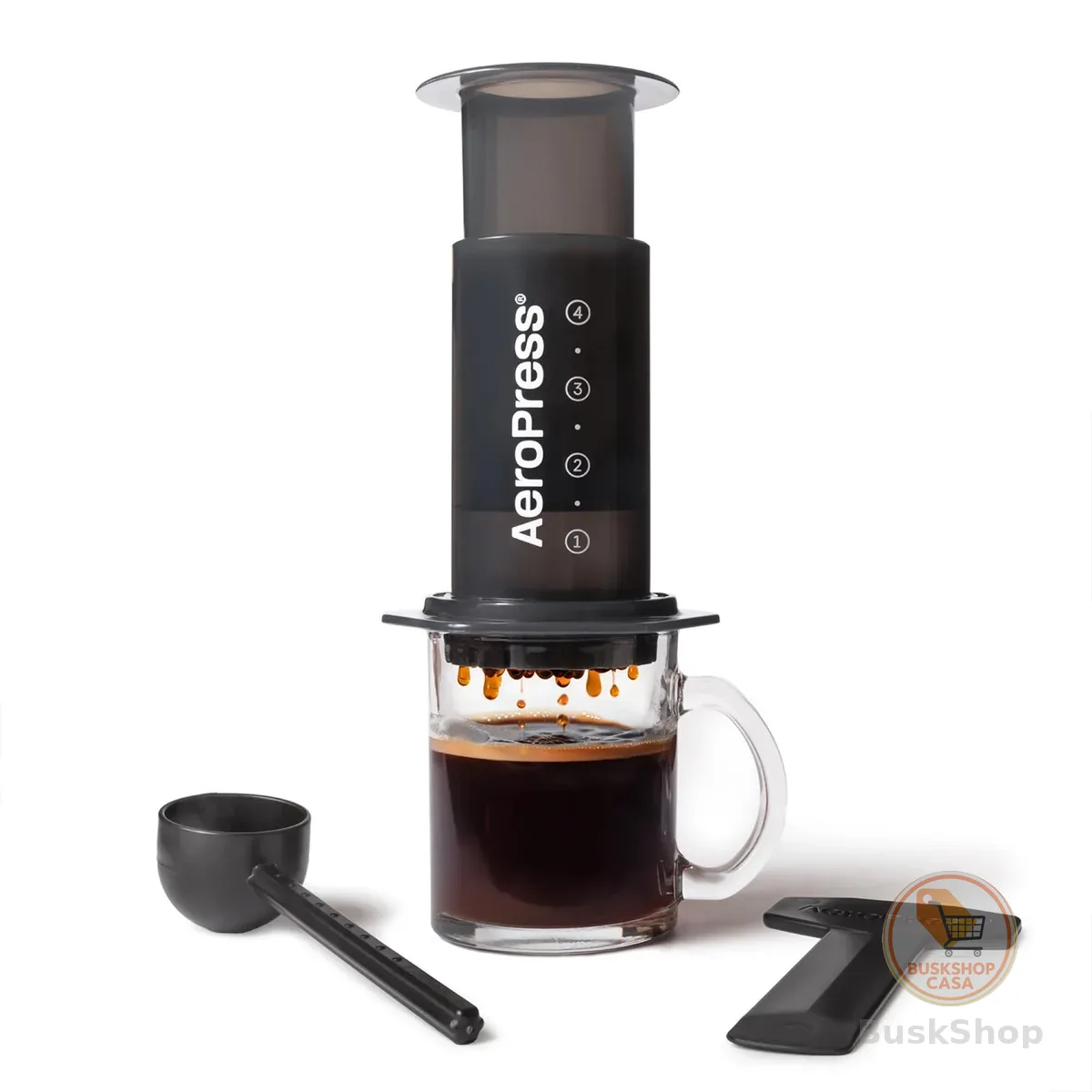 Suporte Para Filtrar Café, Cinza Transparente, AEROPRESS
