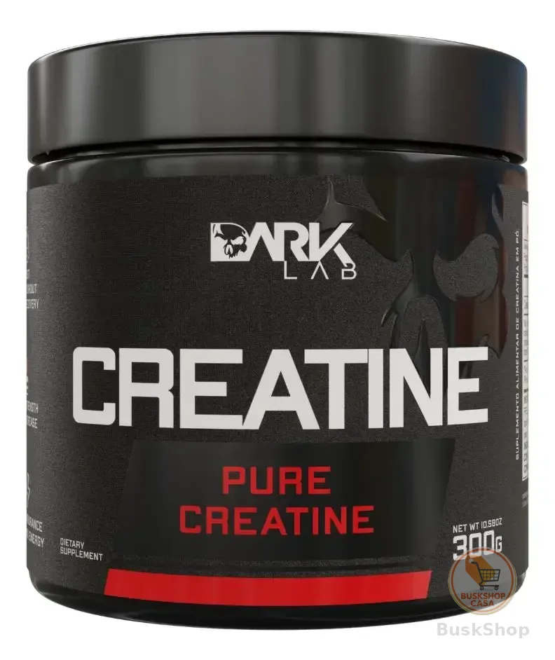 Creatina Monohidratada em Pote 300g 100% Pura Dark Lab
