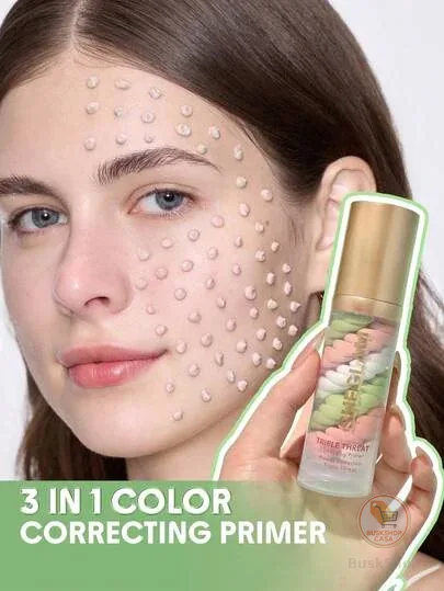 SHEGLAM Triple Threat Primer Corretor Marca De Beleza CosméTicos Maquiagem Para Mulheres E Meninas