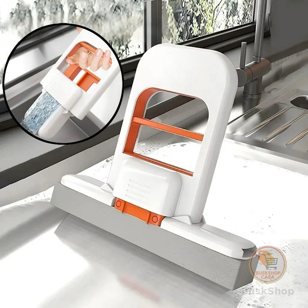 Mini esfregão absorvente portátil multifuncional para limpeza de janela de mesa