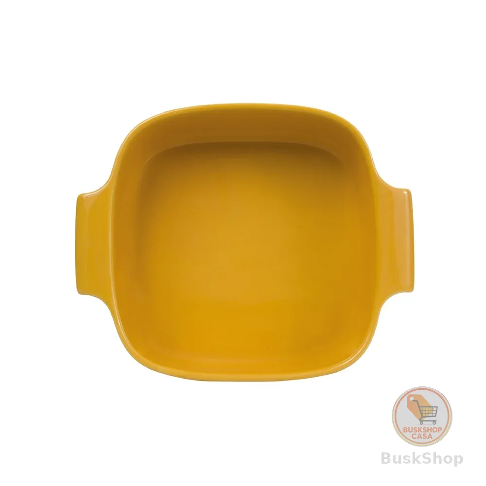 Travessa Quadrada Em Porcelana Assar E Servir 21x21cm Germer