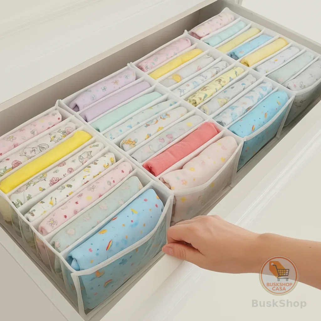 Kit Colmeia Organizadora de gavetas/Guarda Roupa P, M, G e GG - Maison Plus