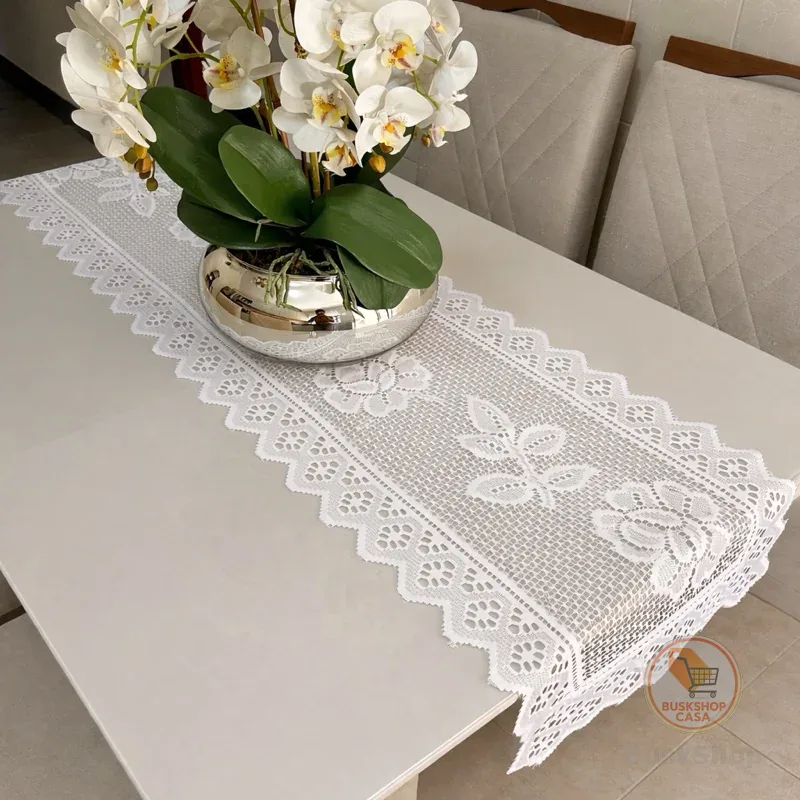 Caminho de mesa Renda Trilho de mesa