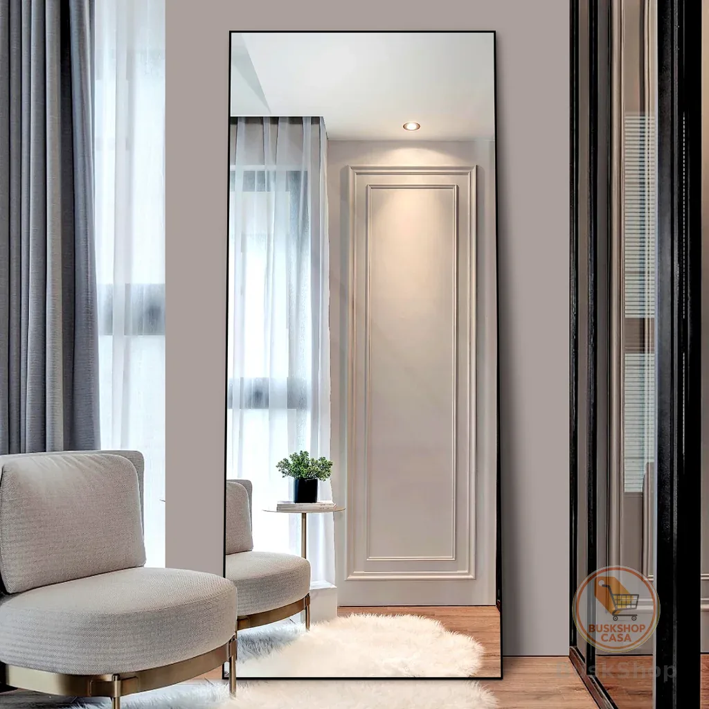 Espelho de Corpo Inteiro Decoração Loja Casa Provador Closet Sala Quarto Lavabo Banheiro 40cm x 80cm