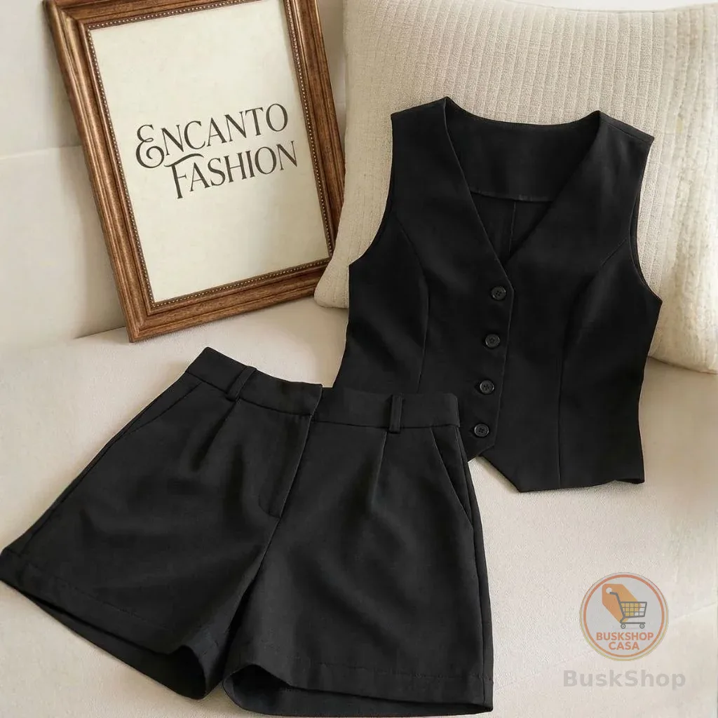 Conjunto Feminino Alfaiataria Social Elegante Luxo Premium Roupa Feminina Moderna