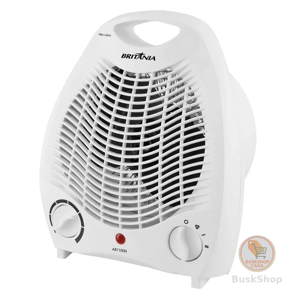 Aquecedor Elétrico 2 Em 1 Britânia 1500w Ab1100n 110v 110v