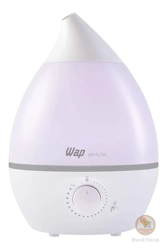 Umidificador Com Luminária e Difusor de Aromas Air Flow Branco e Cinza WAP 127V/220V