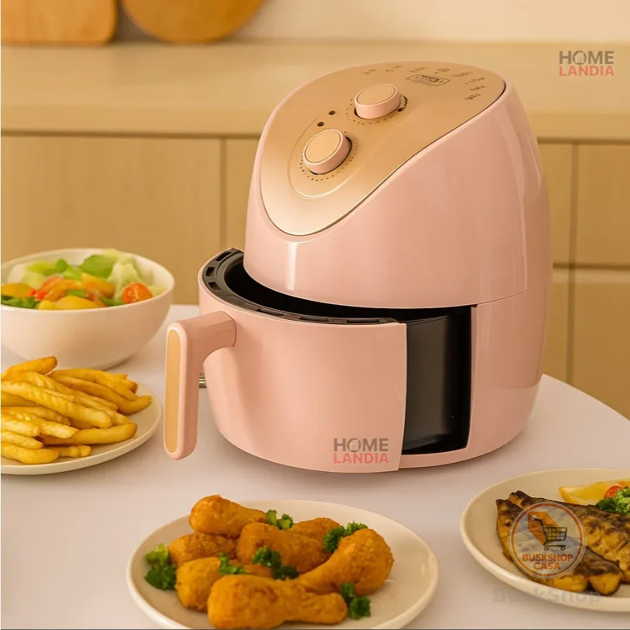 Fritadeira Air Fryer  Home Land 4L- Coloridas