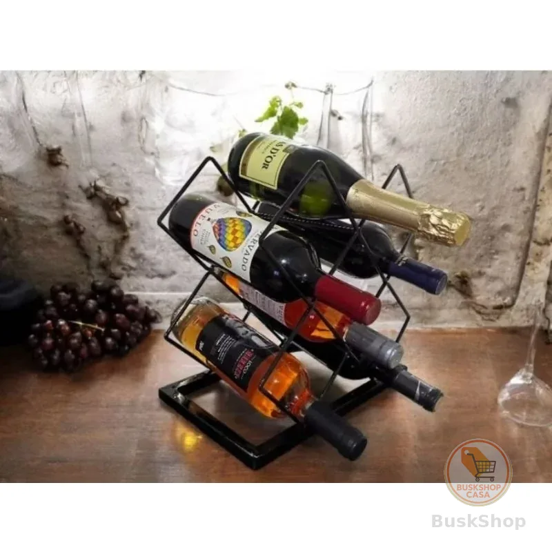 Organizador de garrafas vinho  Adega Metal,Sofisticada para decoração