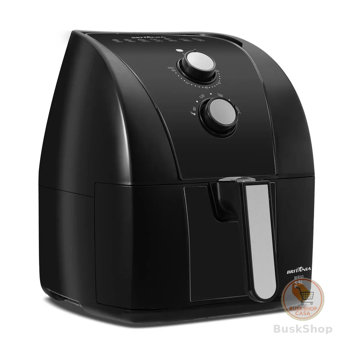 Fritadeira Air Fryer Britânia 5,5L 1500W BFR50 Redstone 220V
