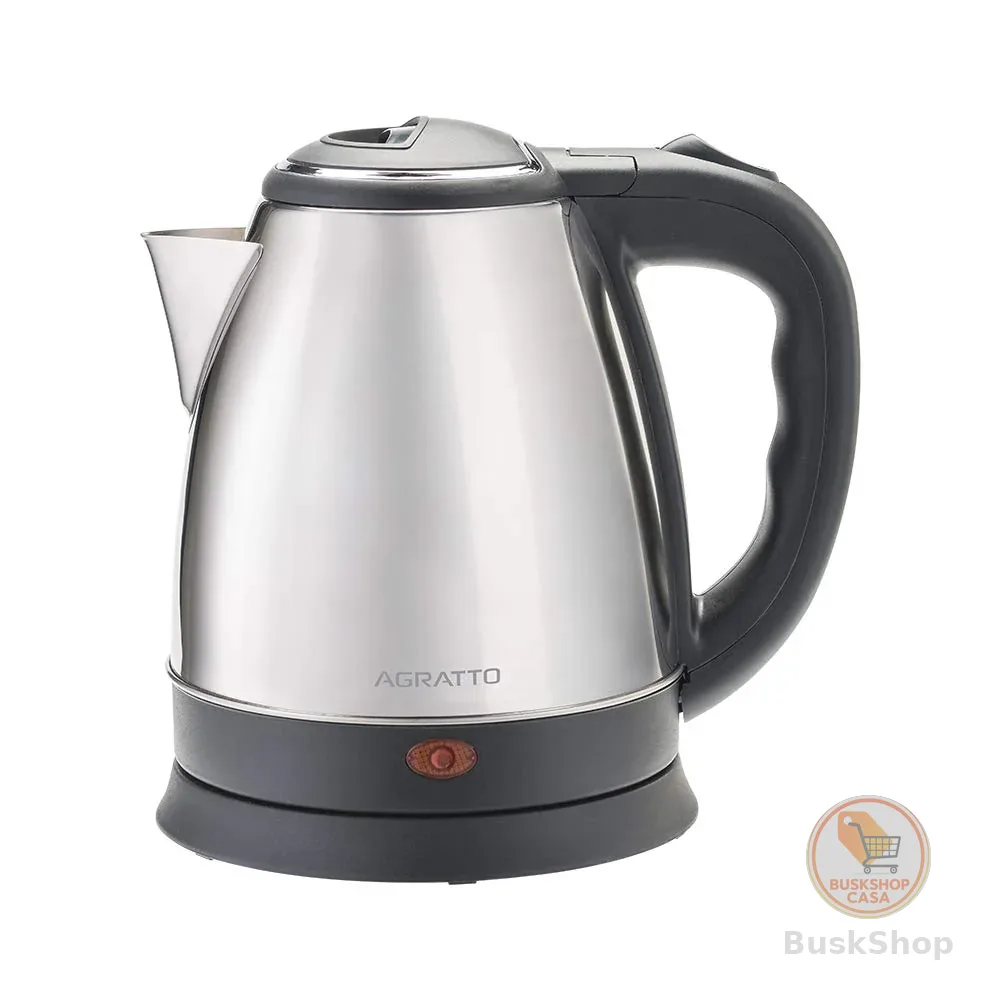 Agratto 784 - Chaleira Eletrica Inox, 220v, 1,8 Litro, Preto/inox