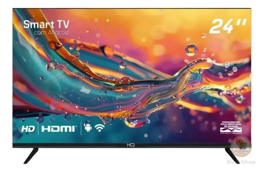 Smart Tv Hq 24 Led 3 Hdmi 2 Usb Wi-fi Android Hqs24nkhm