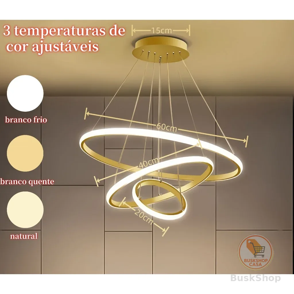 3 Cores Em 1 Luz Sala De Estar Lustre Cozinha Led Lâmpada Do Teto Nordic Moderno Decoração